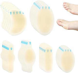 Pack of 36 Blister Foot Plasters 6 Different Sizes