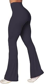 Sunzel - Sunzel Flare Leggings, Crossover High Waist Flare Leggings for Women