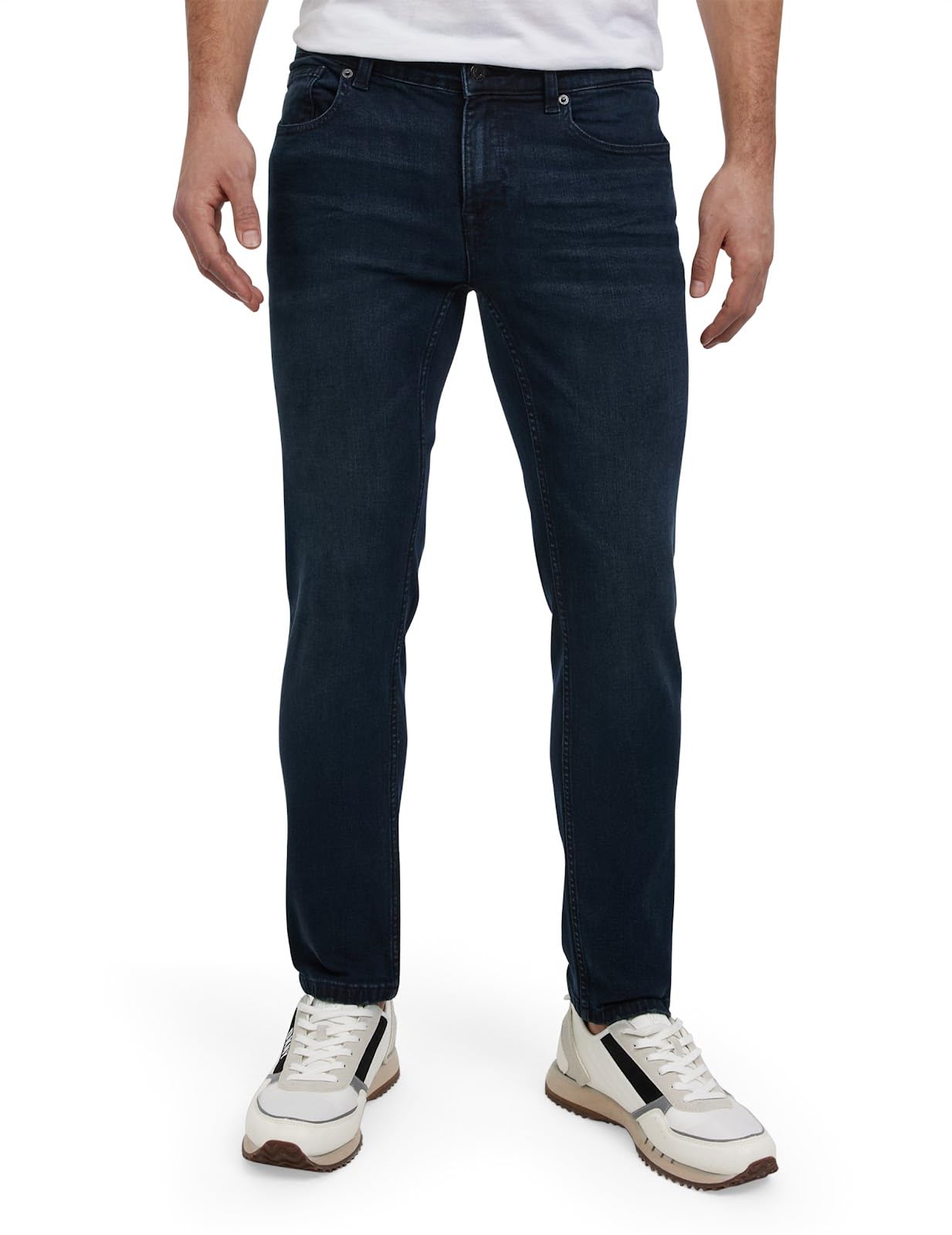 DKNY Mercer Men's Skinny Jeans - Premium Stretch Denim Pants with Classic 5 Pock