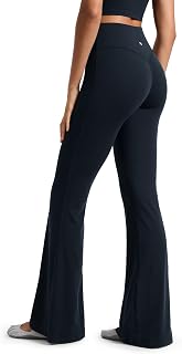 CRZ YOGA Softretch Flared Leggings 33" True Navy 44