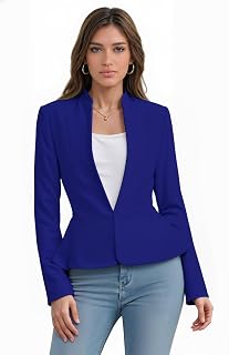 Hybrid & Company Women's Nylon Ponte Blazer