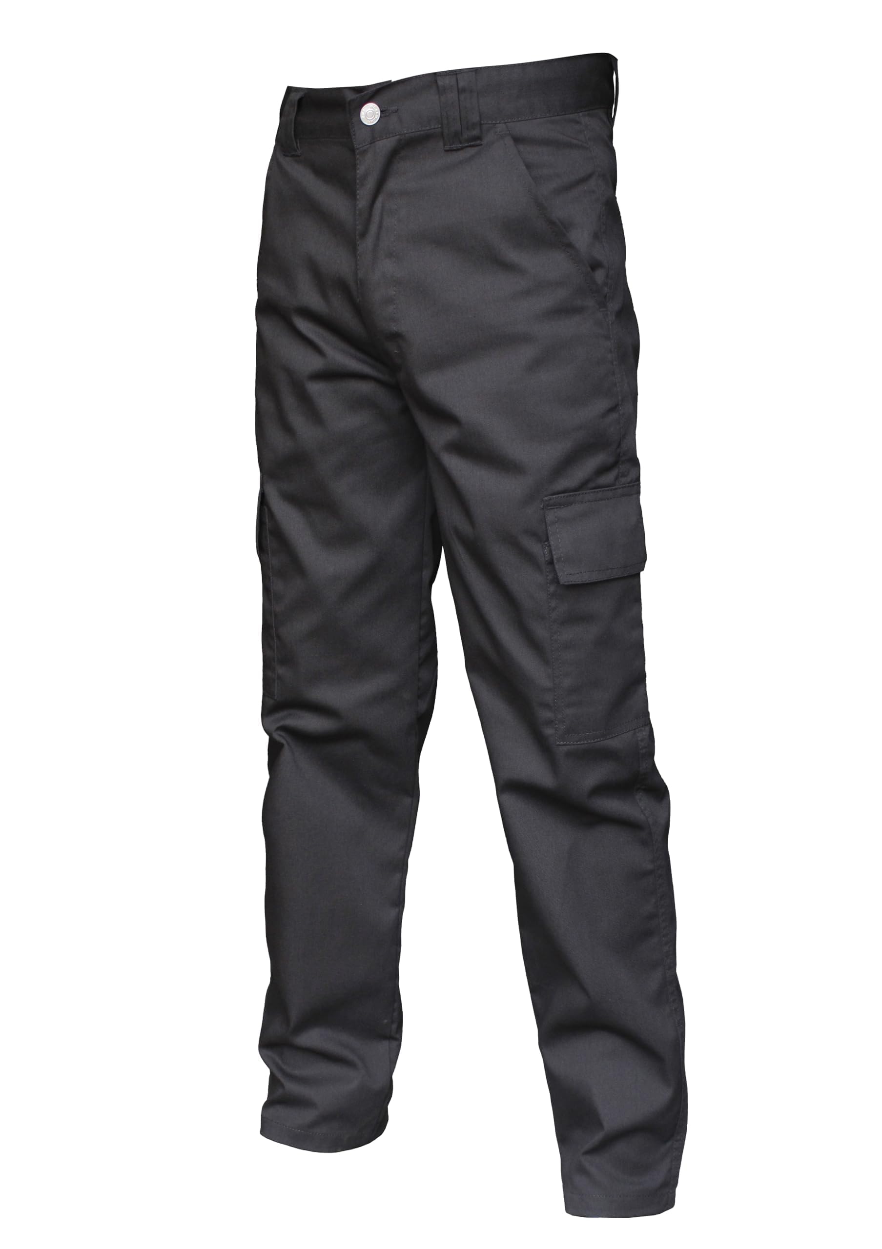 FNT Workwear Men's Multi Pockets Cargo Combat Work Trousers Work Pants with Zip 