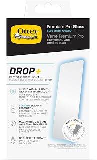 OtterBox No.1 Brand for iPhone 16 Pro Max, Shockproof, Shock Absorbing, US Military MIL Standard, Glass Film, Premium Pro Glass, Blue Light Cut
