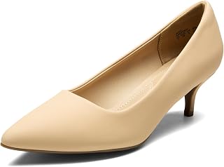 DREAM PAIRS Women's Pumps Kitten Pump Heel Shoes