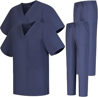 MISEMIYA - Pack * 2 Pcs – Unisex Sanitary Jacket and Trousers Medical Sanitary Uniforms 2-6801-6802