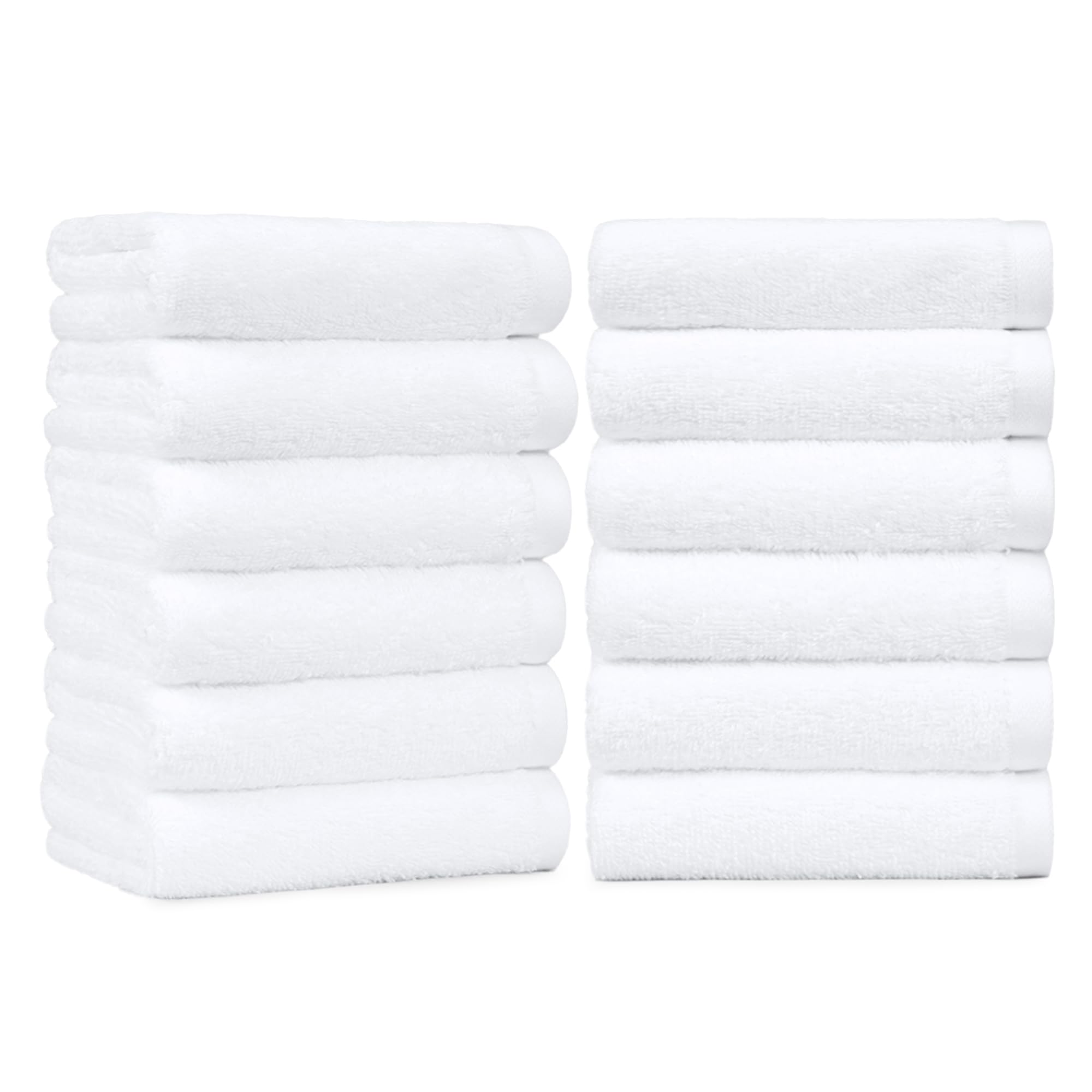 Amazon Basics Soft and Thick Cotton Hand Towels for Bath, Kitchen, Gym, 16 x 26 