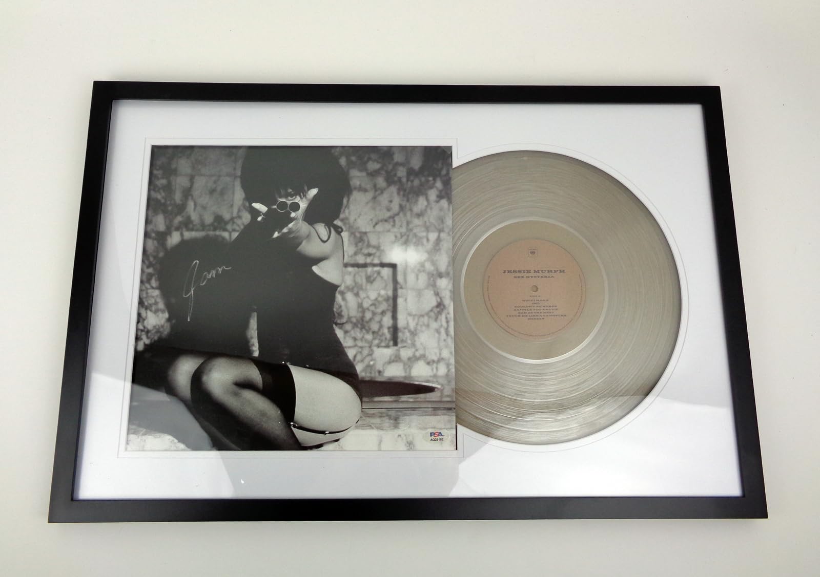 Sex Hysteria Vinyl Record Framed Signed By Jessie JM Murph Framed PSA COA | Viny