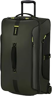 Samsonite Paradiver Light Travel Bag with Wheels (67 cm), Medium, Water Repellent, Lightweight, 74.5 L, Jungle Green