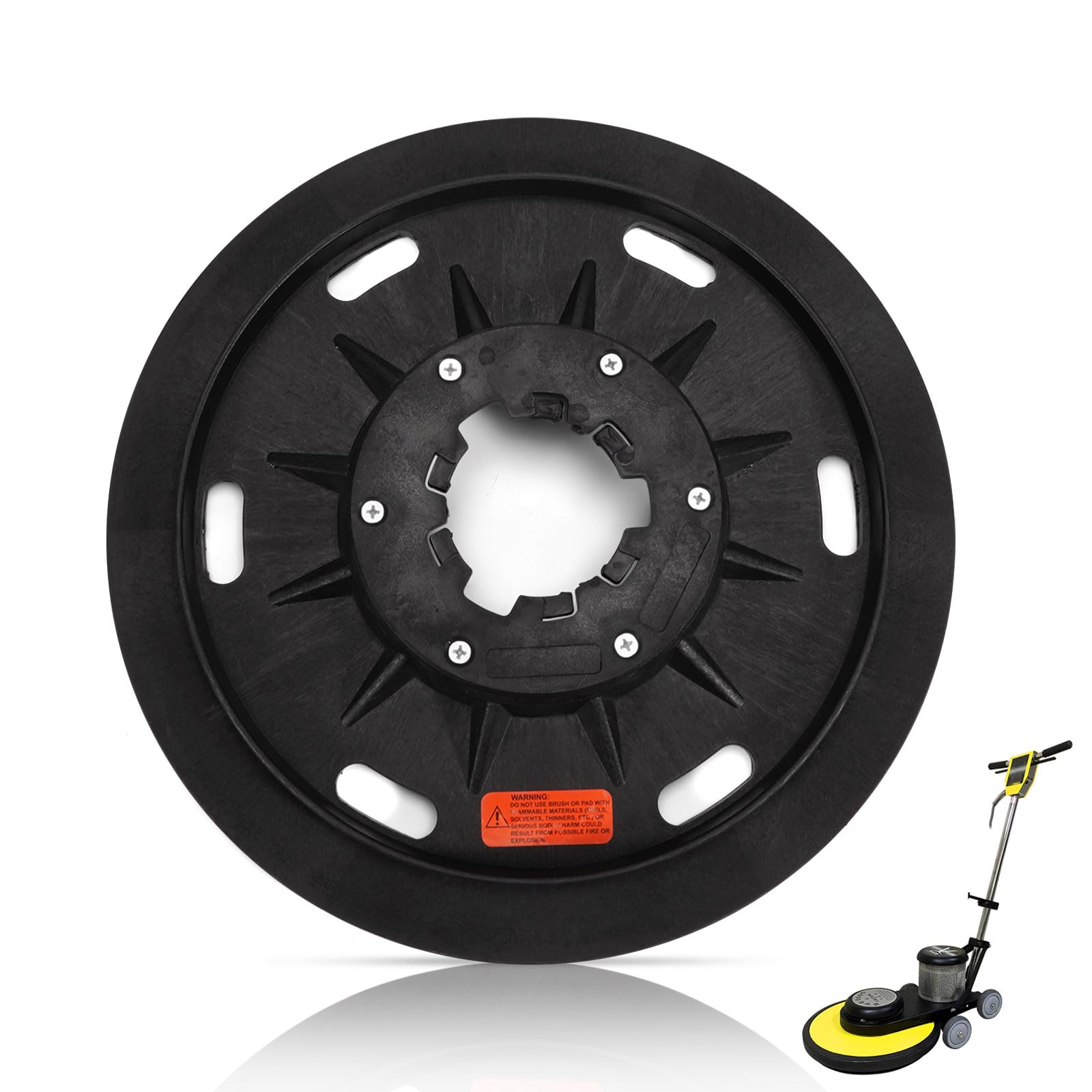 Dilomber 16" Floor Buffer Pad Driver Replacement for Malish 782016 w/NP-9200 Uni