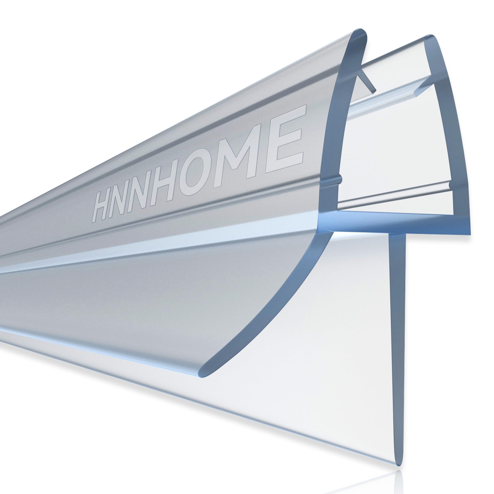 HNNHOME Clear Bath Shower Screen Door Seal Strip for 4-6mm Glass Up to 18mm Gap 