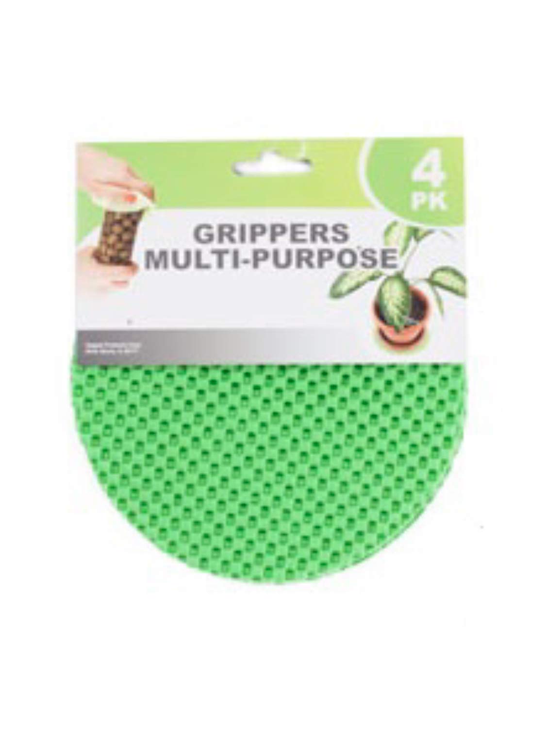 Regent Round Multi-Purpose Jar Gripper Pad Bottle Lid Opener, 4 Piece Set, Color