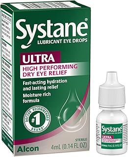 Systane Ultra Lubricating Eye Drops, 0.14 oz | High-Performance Fast-Acting Relief with Extended Protection, Artificial Tears for Itchy, Irritated, Tired and Dry Eye Relief