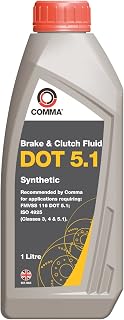 Comma BF51L 1L Dot 5.1 Synthetic Brake Fluid