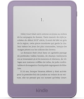 Amazon Kindle 16GB (newest model), Now thinner, lighter, and faster, 6″ display, Ube