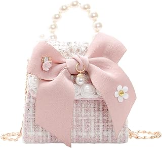 SHERCHPRY 1pc Fashion Mini Crossbody Bag for Girls Stylish Bow Design Shoulder Messenger Bag Cute Storage Purse for Everyday Use