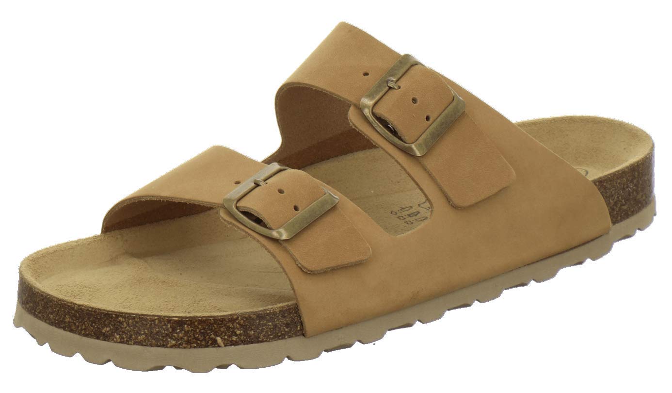 AFS-Schuhe, 3100 Men's Comfortable Leather Sandals for Home and Work Made in Ger