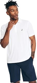 Nautica Classic Short Sleeve Solid Polo Shirt Men's Polo Shirt