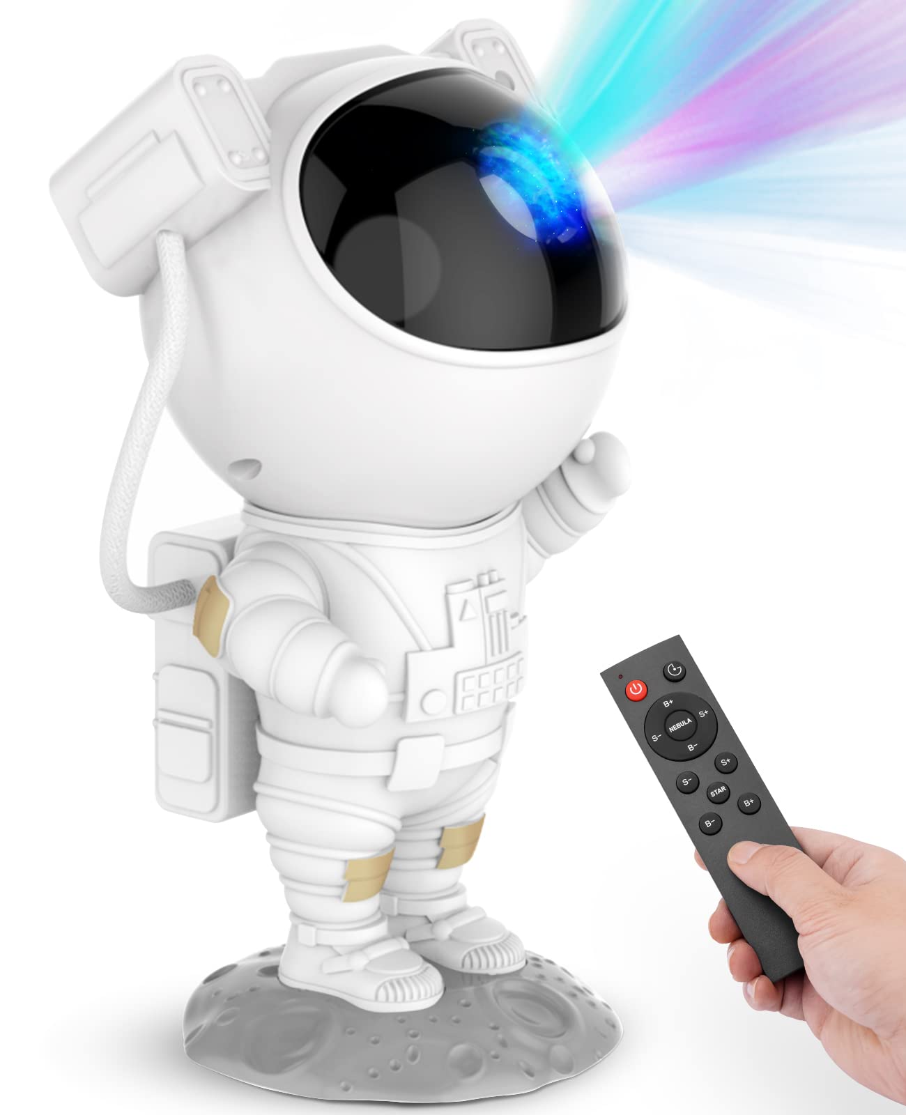Star Projector Galaxy Night Light - Astronaut Space Projector, Starry Nebula Cei