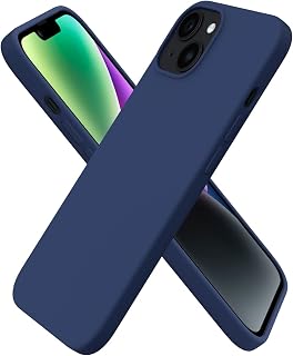 ORNARTO Silicone Case for iPhone 14 6.1 Inch - Navy Blue