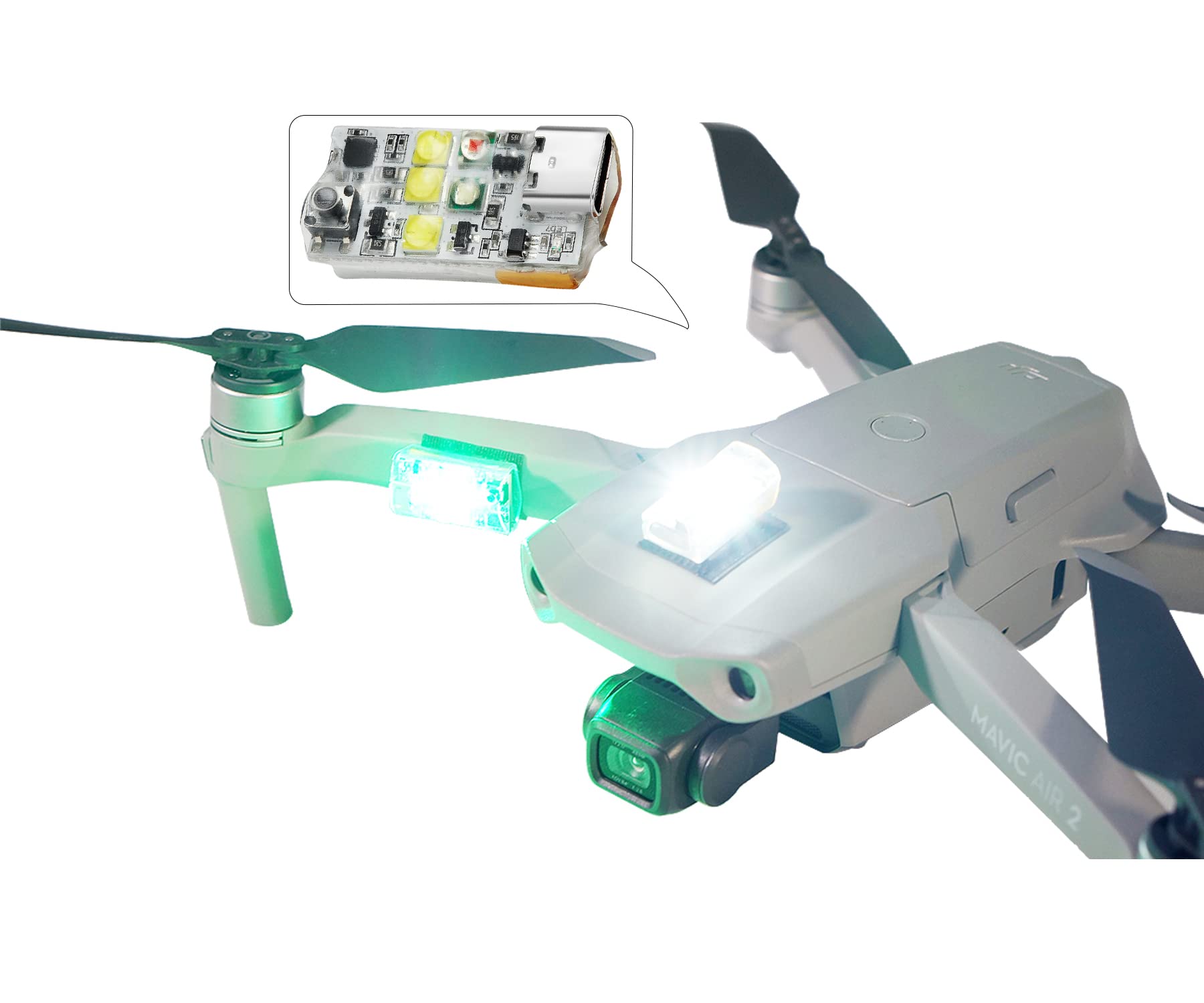 VIFLY Drone Strobe Light, FAA-compliant Anti Collision Strobe (1pc) | FAA Drone 