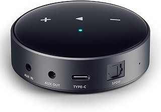 WiiM Mini Music Streamer for Stereo Systems with AirPlay 2 & Hi-Res Audio | Upgrade Your Stereo with Hi-Res Streaming, AirPlay 2, Spotify Connect, Alexa Control, and Multi-room Audio