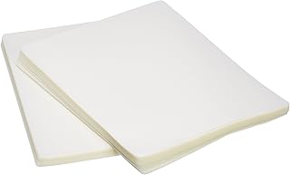Amazon Basics Clear Thermal Laminating Plastic Paper Laminator Sheets, 22.9 cm x 29.2 cm, 200-Pack, 72 micron