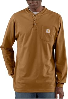 Carhartt Men's Workwear Pocket Long Sleeve Henley Shirt