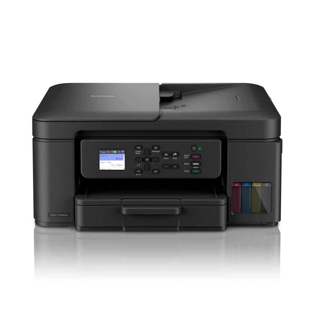 Brother DCP-T780DW A4 Wireless Inkjet Printer | Tankbenefit | 3-in-1 (Print/Copy