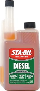 STA-BIL Diesel Fuel Stabilizer, 32 oz | Treats 320 gallons. Keeps diesel fuel fresh up to 12 months and helps prevent sludge and water buildup.
