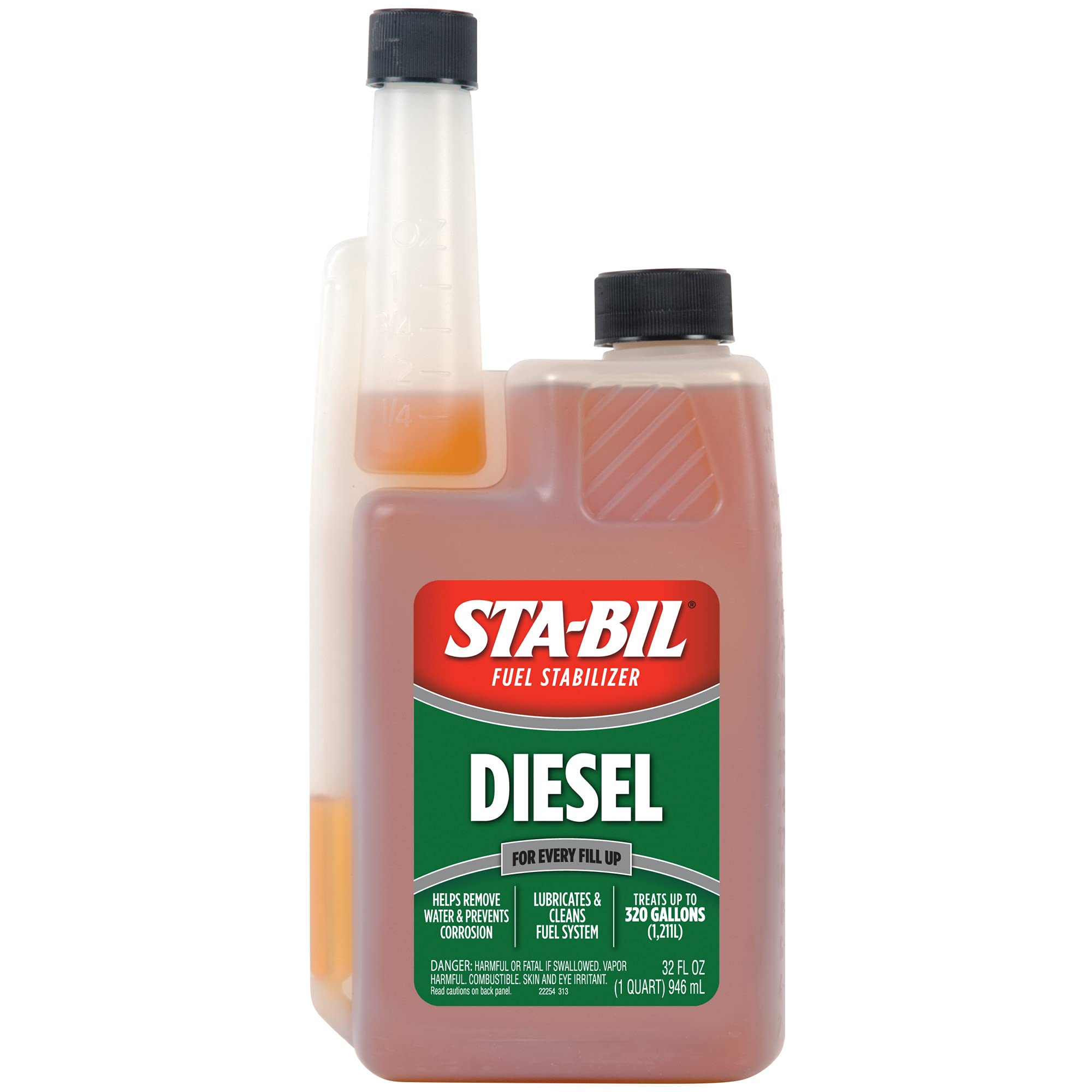 STA-BIL Diesel Fuel Stabilizer, 32 oz | Treats 320 gallons. Keeps diesel fuel fr