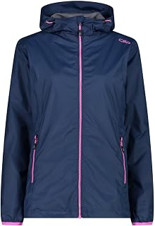 CMP Giacca Donna Con Cappuccio Antipioggia Giacca da pioggia Donna