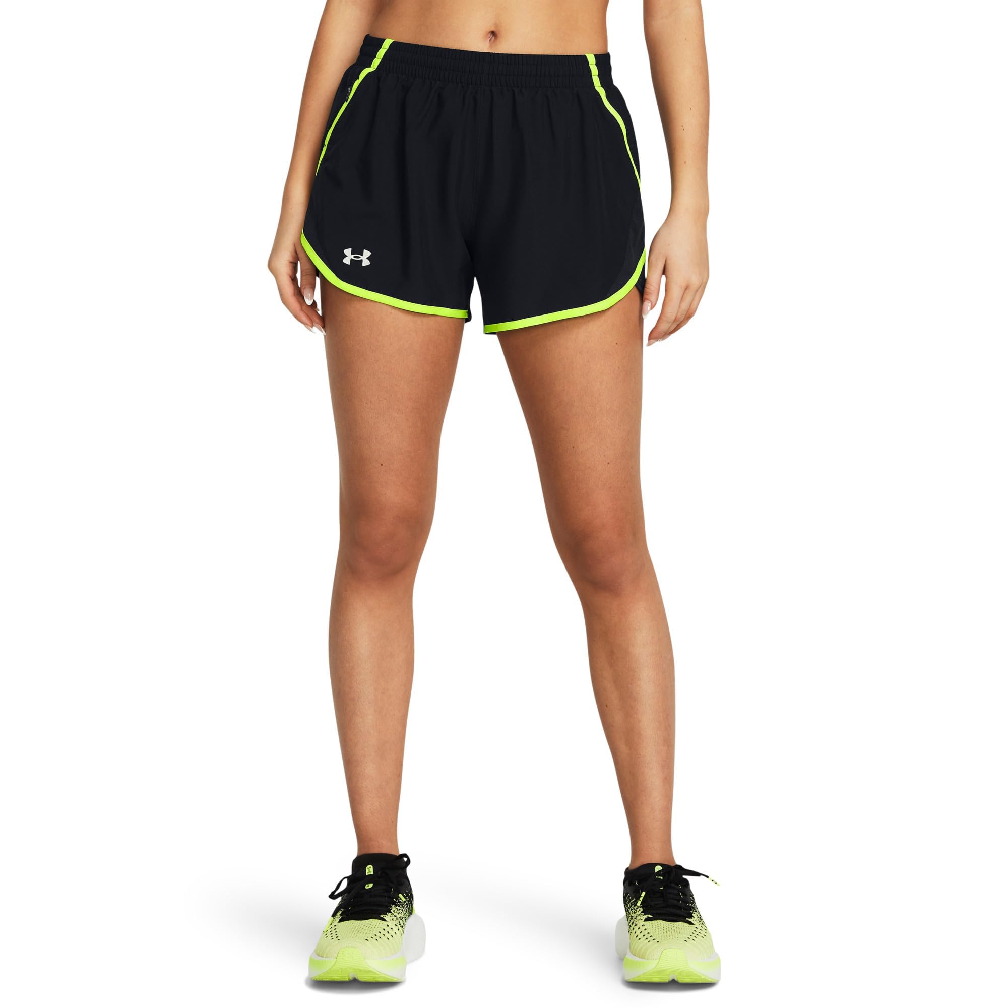 Under Armour Launch 7'' Short - Shorts Men, (003) Black Yellow High Visibility R