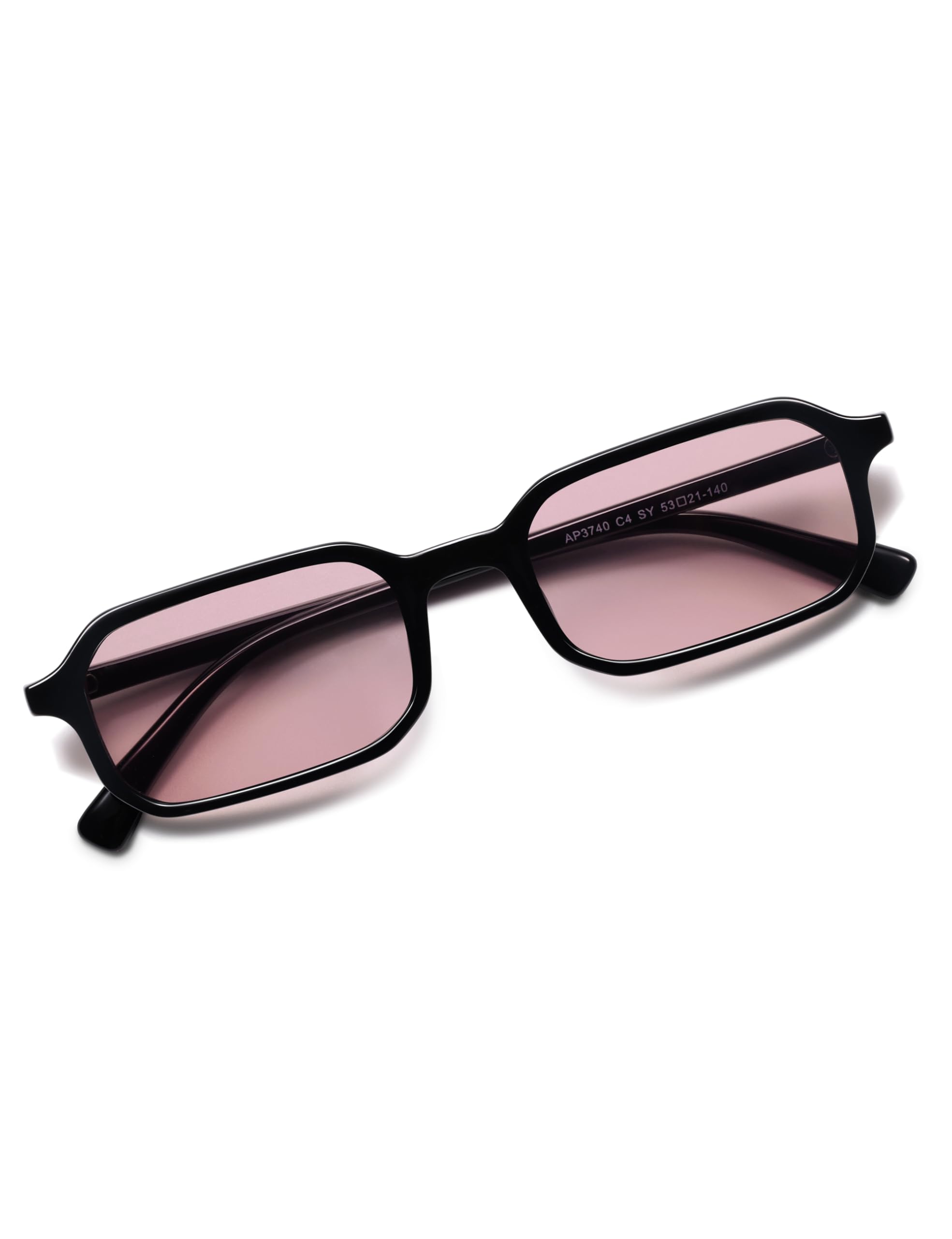 Appassal Retro Slim Rectangle Sunglasses Men Women AP3740