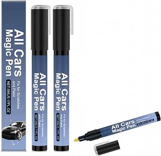 All Cars Magic Pen for Car Scratches, 2 PCS Simple Quick Fix for Wear Swirl Scuffs, Magic Pen for Car Scratches, Scratch Repair Magic Pen for All Types with Durable Compact Design