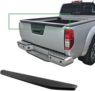 Rear Tailgate Molding Cap Spoiler Replacement Compatible with Nissan Frontier 2013-2021 Tail Gate Protector 934869BF0A NI1904101