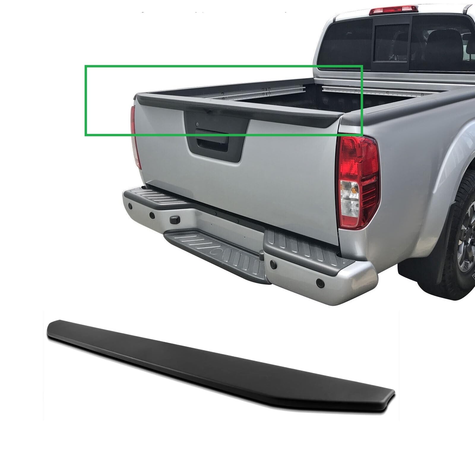 Rear Tailgate Molding Cap Spoiler Replacement Compatible with Nissan Frontier 20