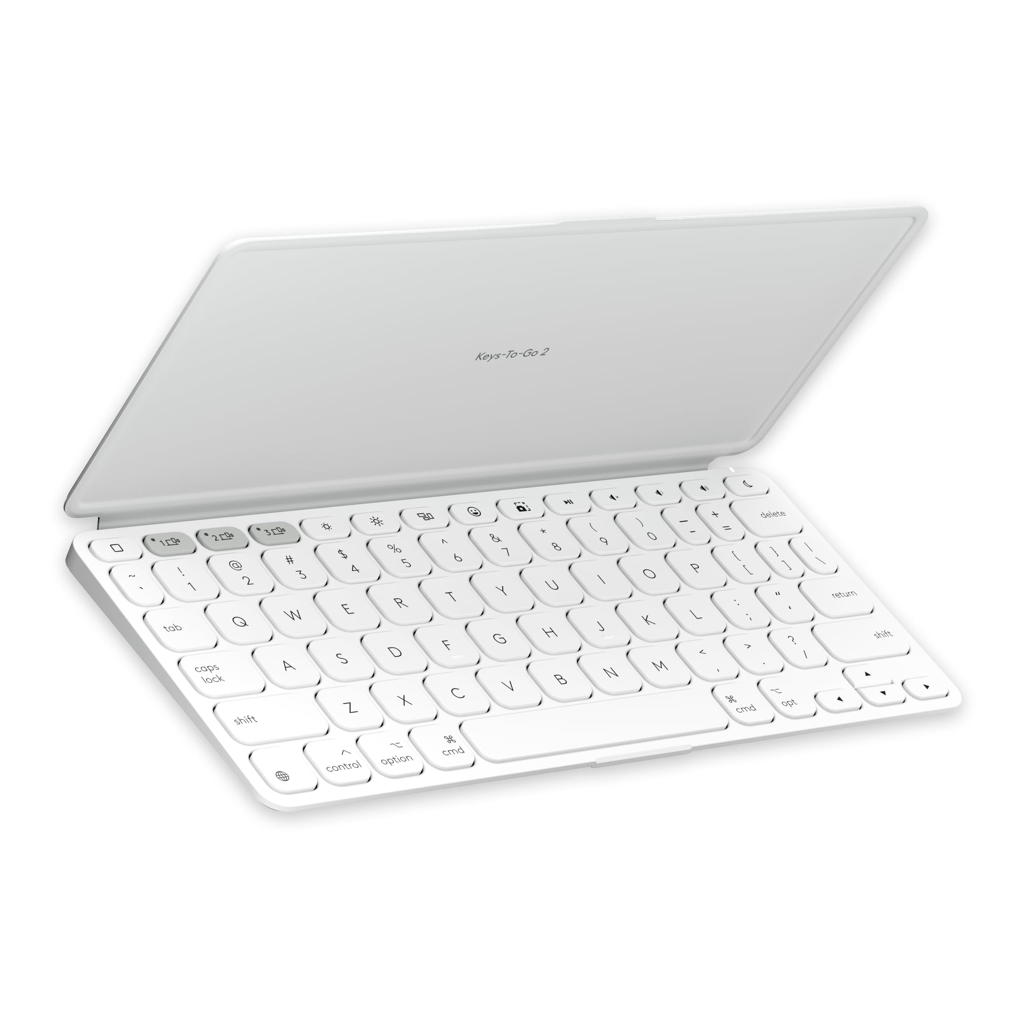 Logitech Keys-to-Go Bluetooth Keyboard for iPhone, iPad, Mac - Off-White | Built