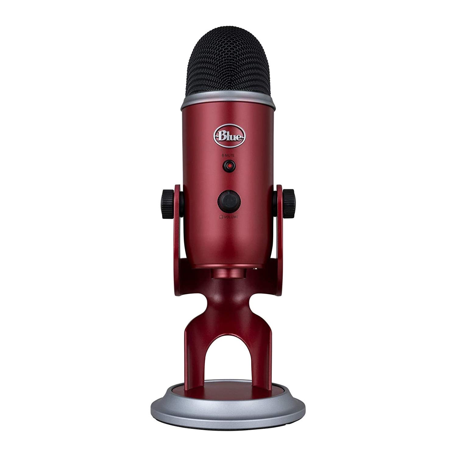 Blue Yeti USB Mic for Recording & Streaming on PC and Mac, 3 Condenser Capsules,