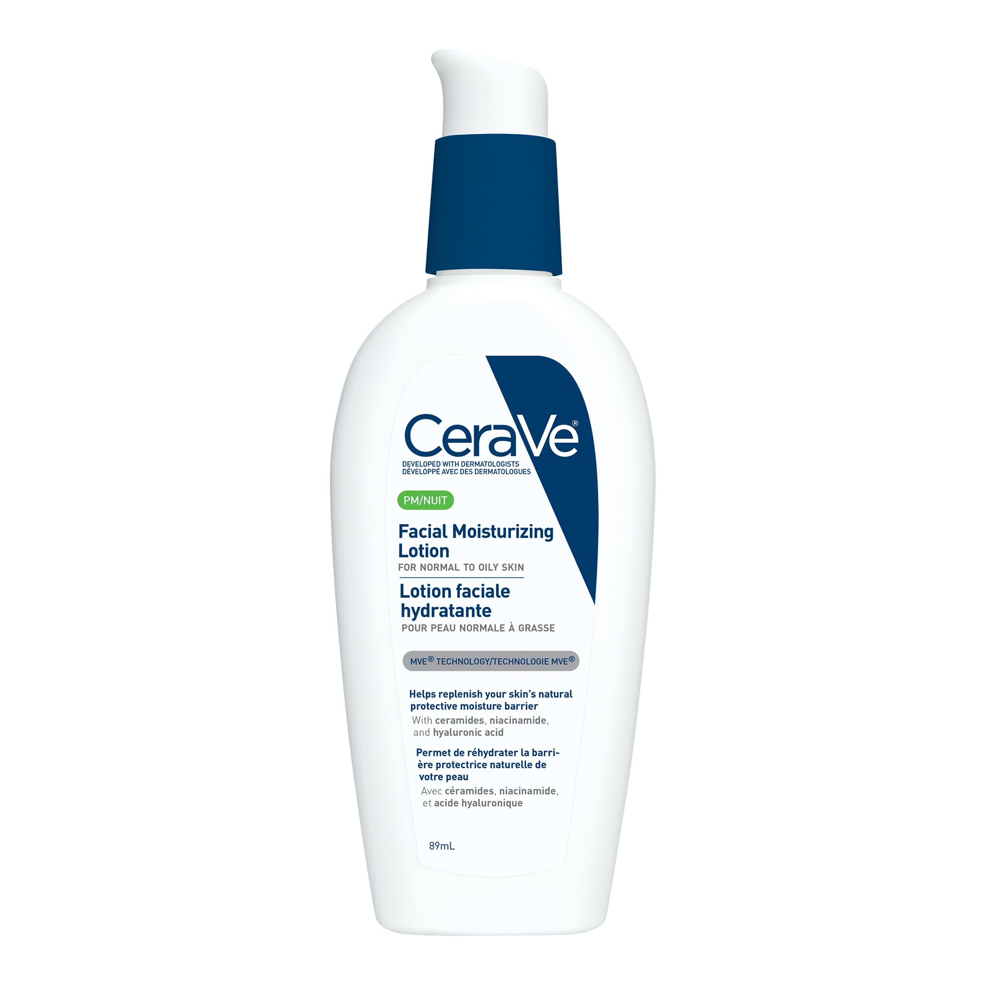 CeraVe Facial Moisturizing Lotion Pm | Ultra Lightweight, Night Face Moisturizer