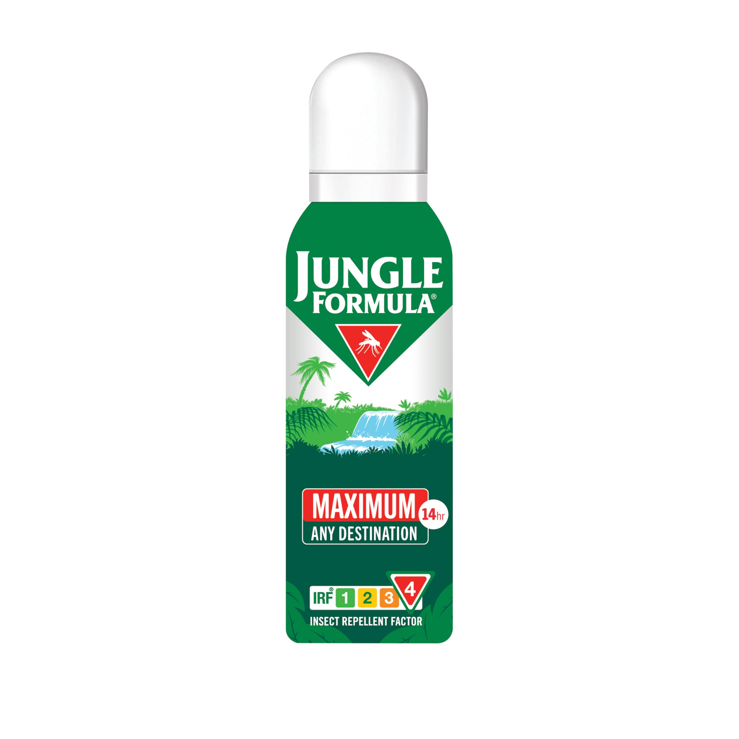 Jungle Formula Maximum 50% DEET Insect Repellent Aerosol 125ml | IRF4 with 50% D