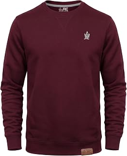 JRC Men's Fleece Sweatshirts and Pullover with Crew Neck, Crew Neck, Long Sleeve Jumper for Sports and Work Wear