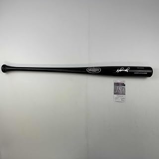 Autographed/Signed David Ortiz Black Louisville Slugger Baseball Bat JSA COA