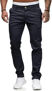 HUNGSON Men Skinny Slim Fit Casual Jeans Dyeing Stretch Straight Fashion Denim Pants