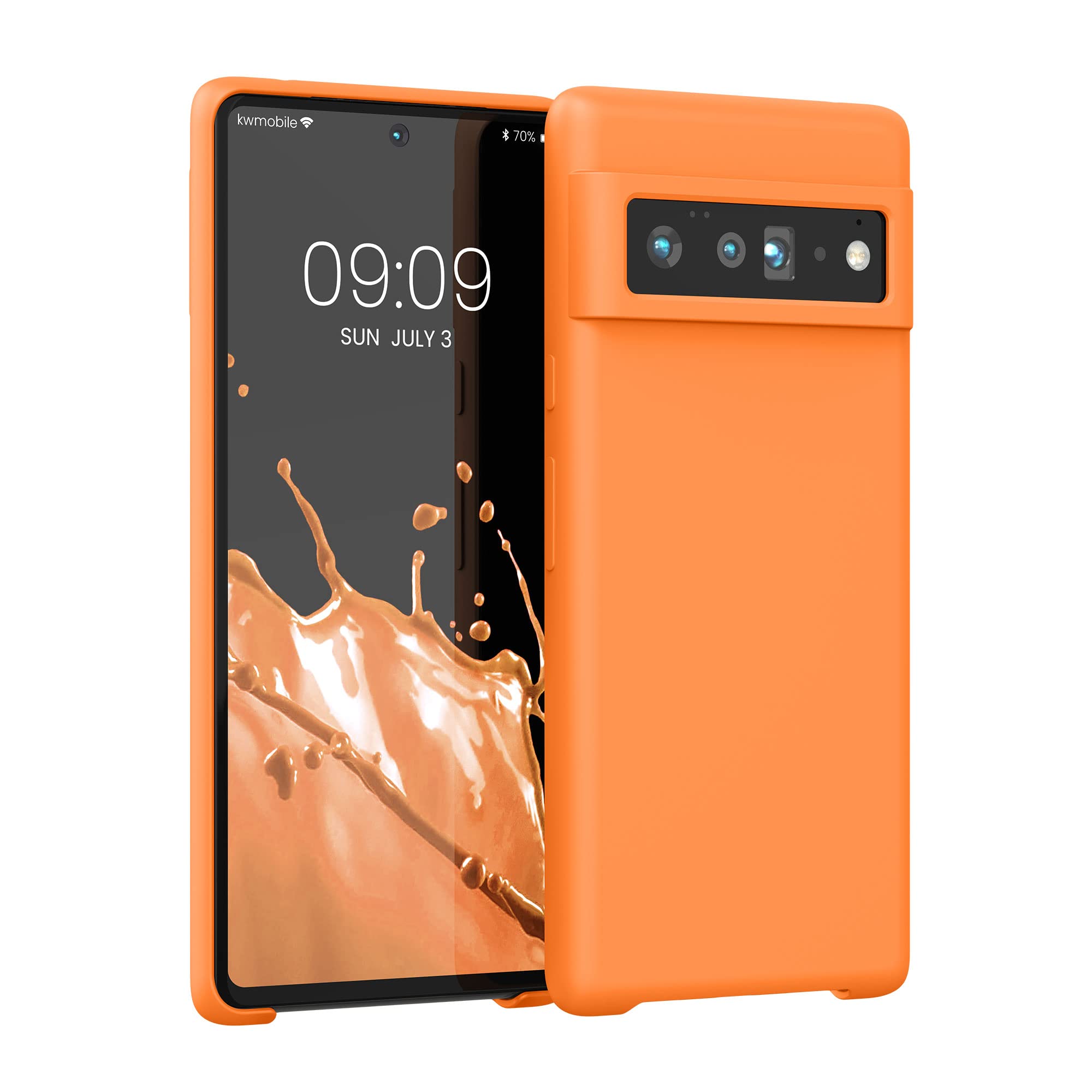 kwmobile Case for Google Pixel 6 Pro Case - Soft Cover - Shockproof Silicone - W