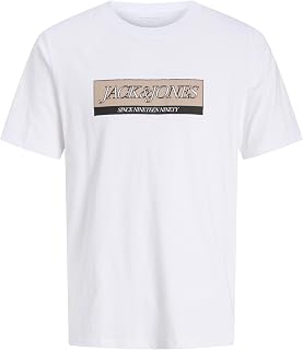 JACK & JONES Jorinwood Block Branding Tee SS CN Men's