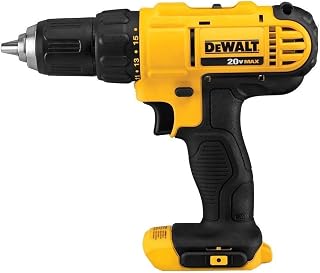 Dewalt DCD771B 20V MAX Cordless Lithium-Ion 1/2 inch Compact Drill Driver - Bare Tool (Renewed)
