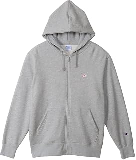 Champion(チャンピオン) パーカー 長袖 裏毛 COTTON USA ワンポイントロゴ刺繍 ジップフーデッドスウェットシャツC3-W104/C3-W104L/C3-W104Z/C3-Y137/C3-Y137Lメンズ