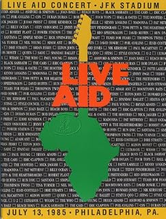 Live Aid 1985 Concert Program Book Madonna Bob Dylan Jimmy Page Duran Duran Programme