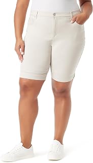 Gloria Vanderbilt - Amanda Women's Bermuda High Rise Short Plus Shorts