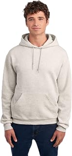 JERZEES Men’s NuBlend Fleece Pullover Hoodies, Cotton Blend, Sizes S-3X